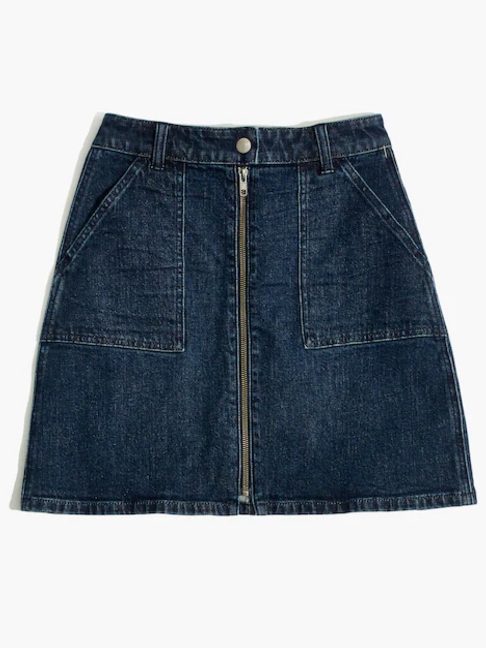 Madewell indigo denim skirt